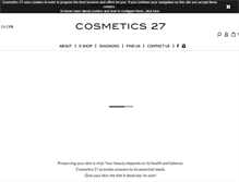 Tablet Screenshot of cosmetics27.com